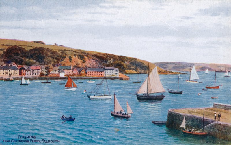 Flushing z Greenbank Ferry, Falmouth od Alfred Robert Quinton