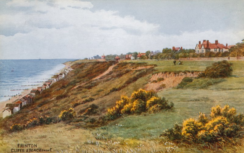 Frinton, Cliffs and Beach od E od Alfred Robert Quinton