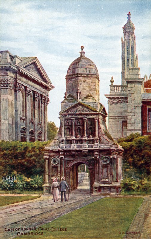 Čestná brána, Caius College, Cambridge od Alfred Robert Quinton