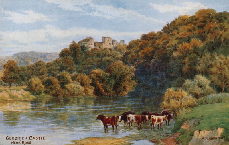 Zámek Goodrich u Rossu od Alfred Robert Quinton