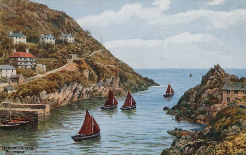 Harbour Mouth, Polperro od Alfred Robert Quinton