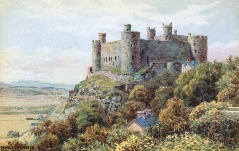 Hrad Harlech od Alfred Robert Quinton
