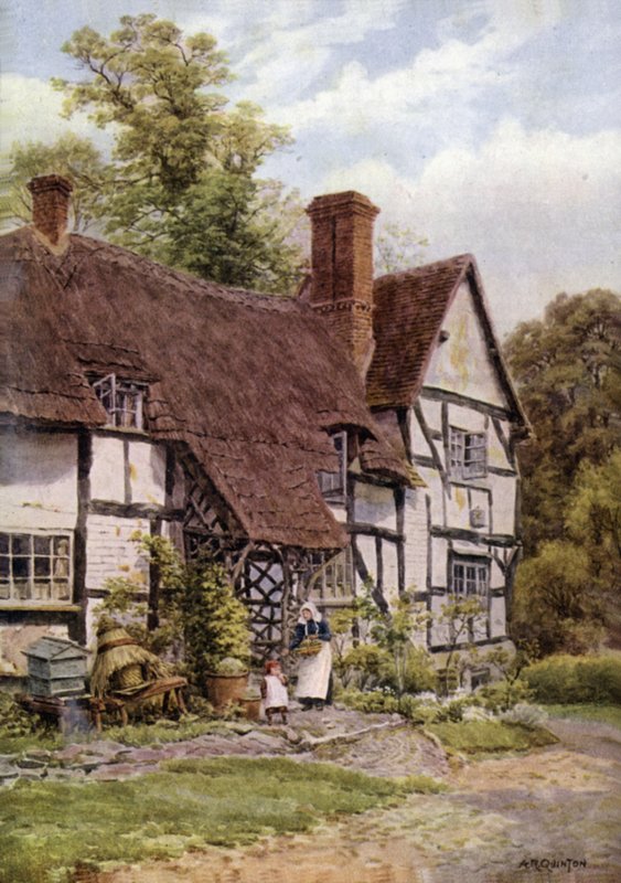 Harvington, poblíž Eveshamu, Worcester od Alfred Robert Quinton
