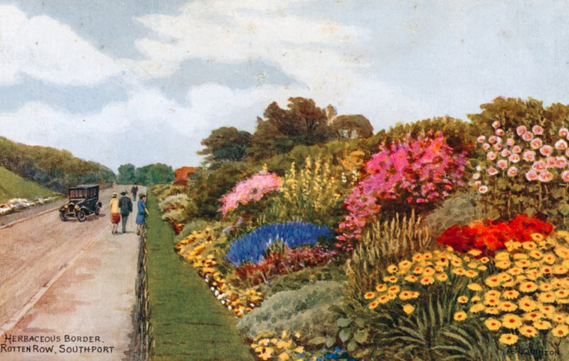 Herbaceous Border, Rotten Row, Southport od Alfred Robert Quinton