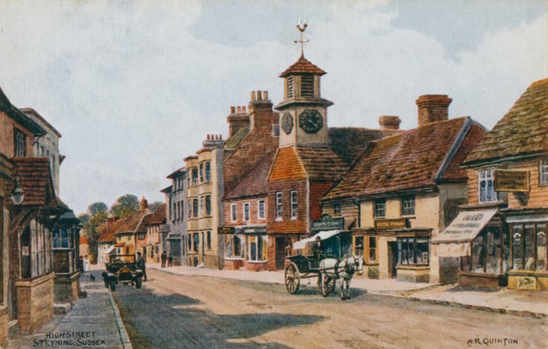 High Street, Steyning, Sussex od Alfred Robert Quinton