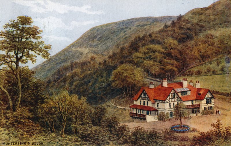 Hunters Inn, N Devon od Alfred Robert Quinton