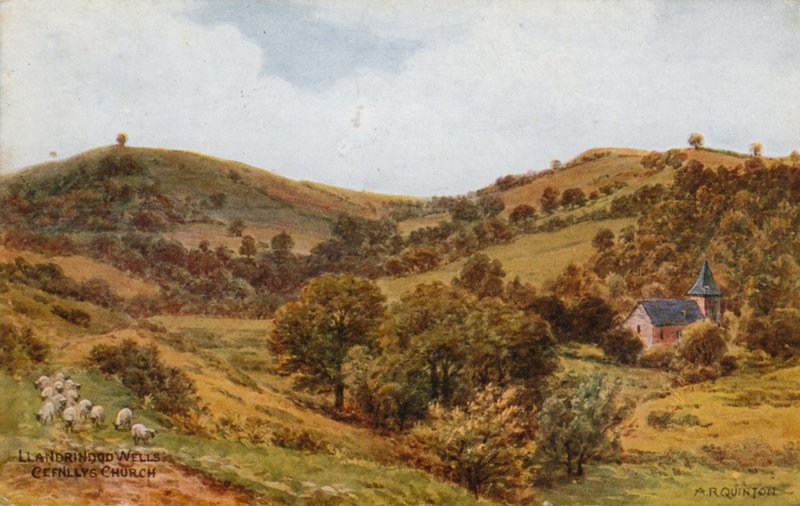 Llandrindod Wells, Cefnllys Church od Alfred Robert Quinton
