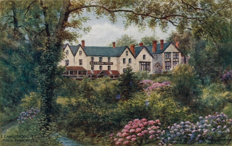 Llandrindod Wells, Rock Park Hotel od Alfred Robert Quinton