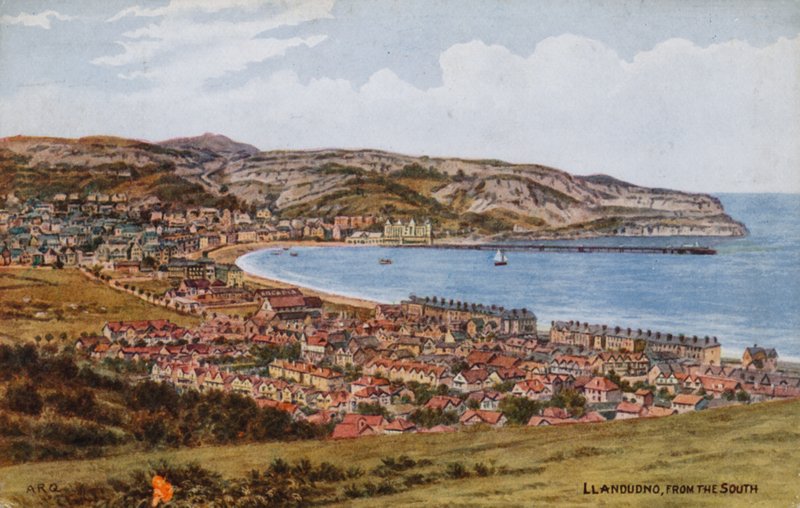 Llandudno, z jihu od Alfred Robert Quinton