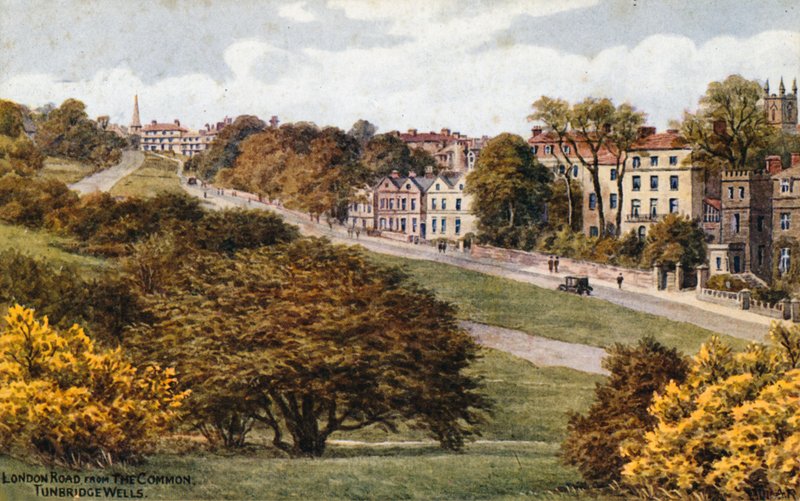 London Road, z The Common, Tunbridge Wells od Alfred Robert Quinton