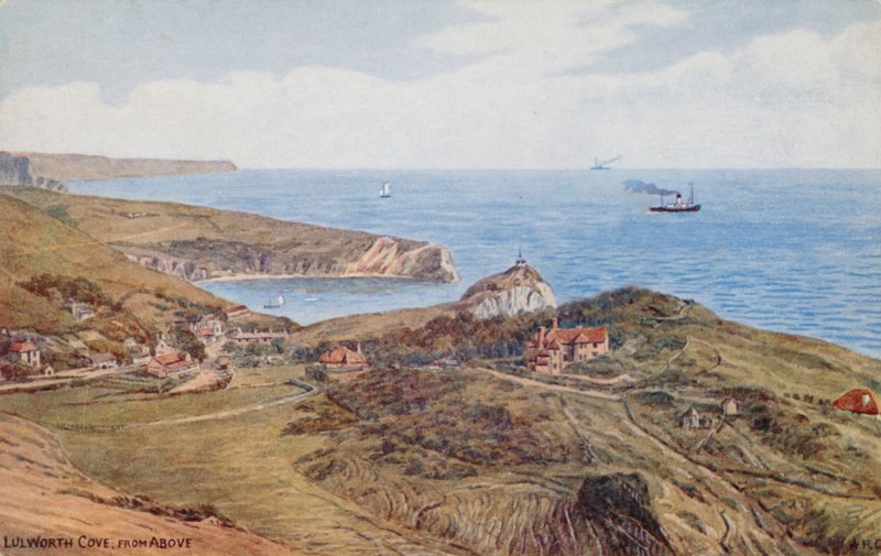 Lulworth Cove shora od Alfred Robert Quinton