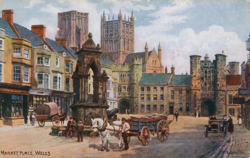 Market Place, Wells od Alfred Robert Quinton