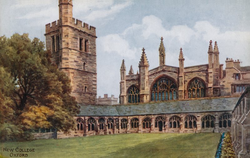 New College, Oxford od Alfred Robert Quinton
