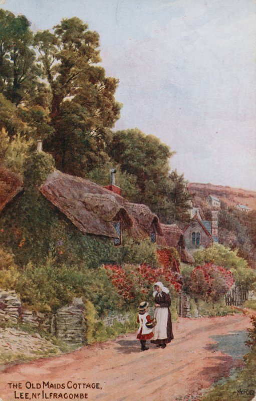 Old Maids Cottage, Lee, Ilfracombe od Alfred Robert Quinton