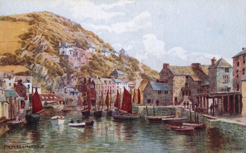 Přístav Polperro od Alfred Robert Quinton