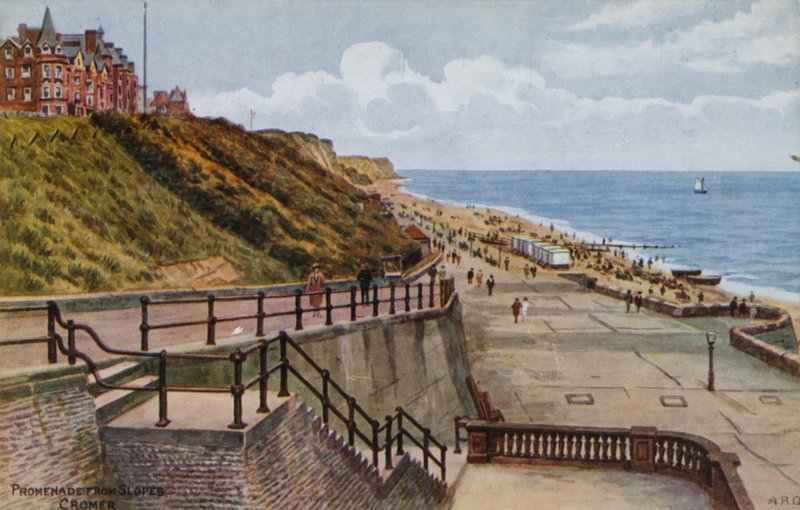 Promenáda ze Slopes, Cromer od Alfred Robert Quinton