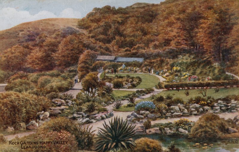Rock Gardens, Happy Valley, Llandudno od Alfred Robert Quinton