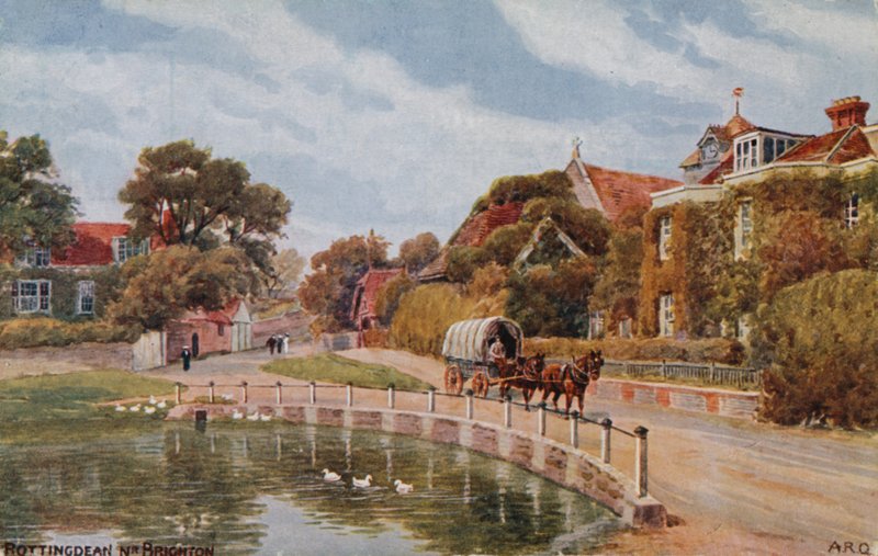 Rottingdean poblíž Brightonu od Alfred Robert Quinton