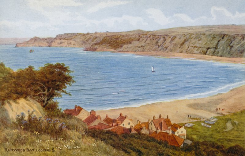 Runswick Bay, vypadá na S od Alfred Robert Quinton