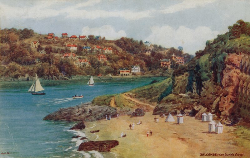 Salcombe, Od Sunny Cove od Alfred Robert Quinton