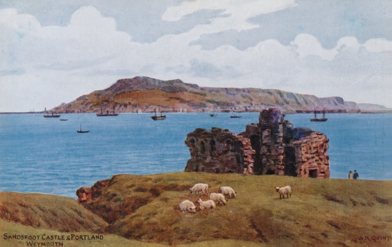 Hrad Sandsfoot a Portland, Weymouth od Alfred Robert Quinton