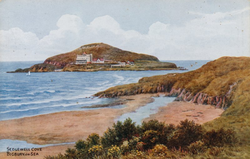 Sedgewell Cove, Bigbury-on-Sea od Alfred Robert Quinton