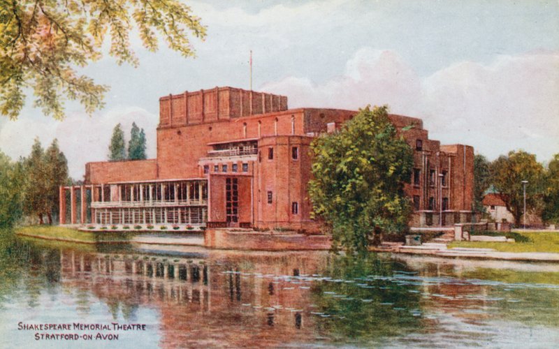 Shakespeare Memorial Theatre, Stratford on Avon od Alfred Robert Quinton