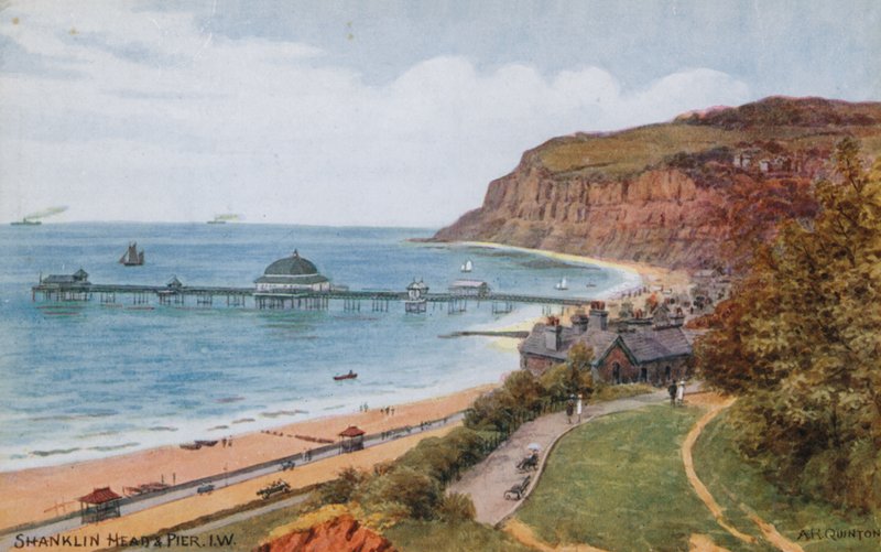 Shanklin Head and Pier, I W od Alfred Robert Quinton