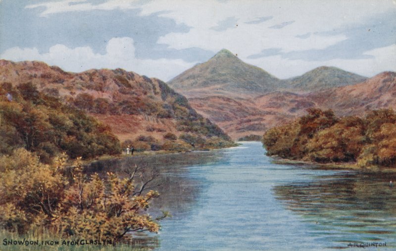 Snowdon, od Afona Claslyna od Alfred Robert Quinton