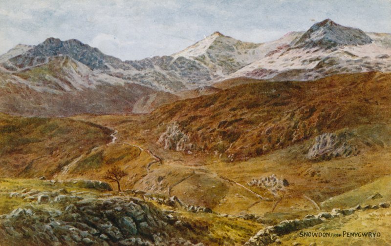 Snowdon, od Pen Y Gwryd od Alfred Robert Quinton