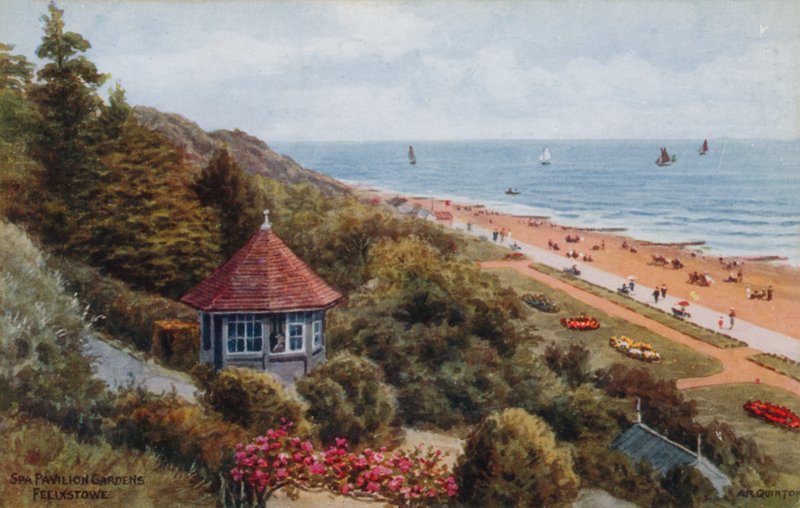 Spa Pavilion Gardens, Felixstowe od Alfred Robert Quinton