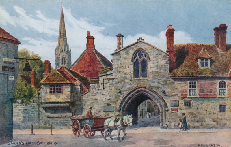Brána Svaté Anny, Salisbury od Alfred Robert Quinton