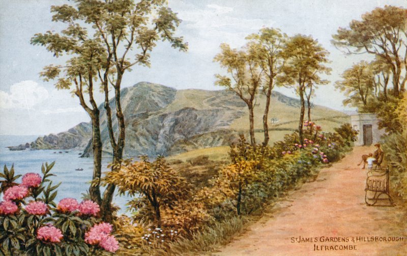St James Gardens a Hillsborough, Ilfracombe od Alfred Robert Quinton
