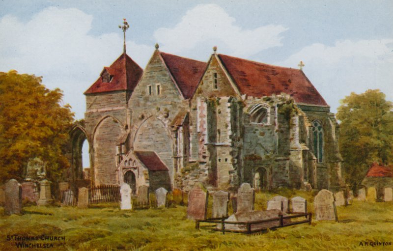 Kostel svatého Tomáše, Winchelsea od Alfred Robert Quinton
