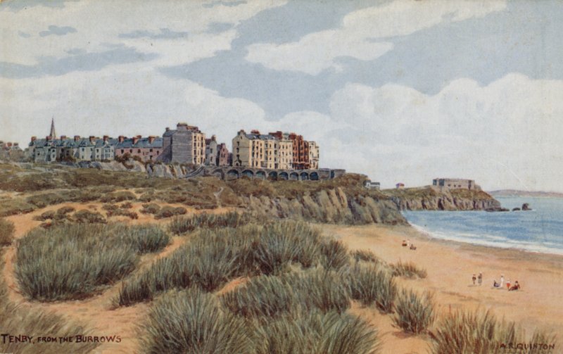 Tenby, Z Burrows od Alfred Robert Quinton