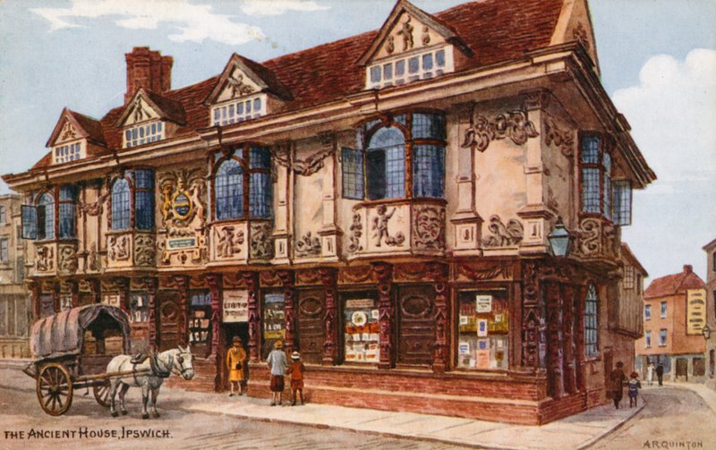 Starověký dům, Ipswich od Alfred Robert Quinton