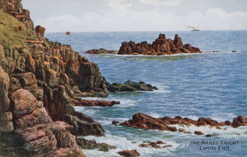 Ozbrojený rytíř, Lands End od Alfred Robert Quinton