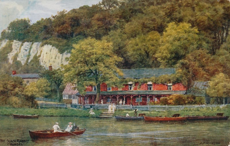 Černý králík, Arundel od Alfred Robert Quinton