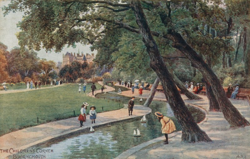 Dětský koutek, Bournemouth od Alfred Robert Quinton