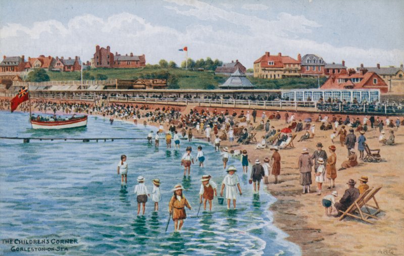 Dětský koutek, Gorleston-on-Sea od Alfred Robert Quinton