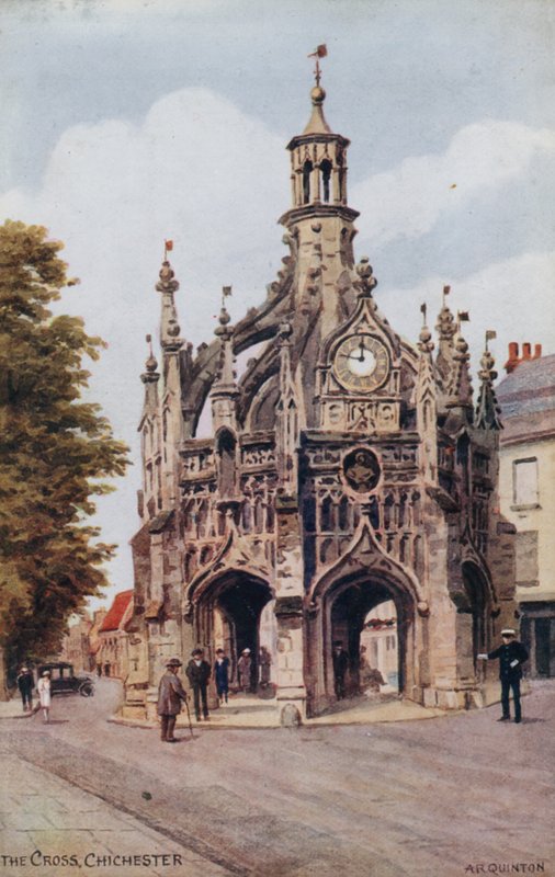 Kříž, Chichester (barva lito) od Alfred Robert Quinton