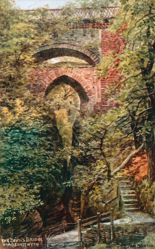 Ďáblův most, Nr. Aberystwyth od Alfred Robert Quinton