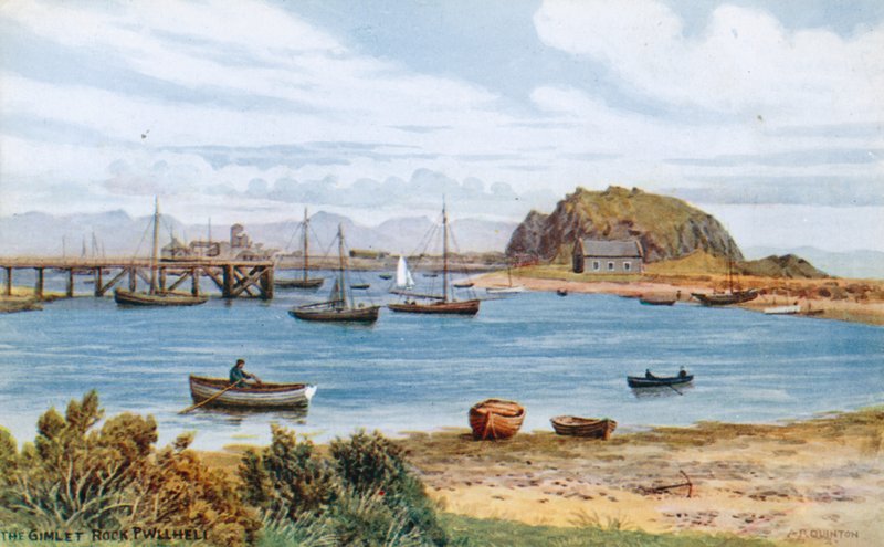 The Gimlet Rock, Pwllheli od Alfred Robert Quinton