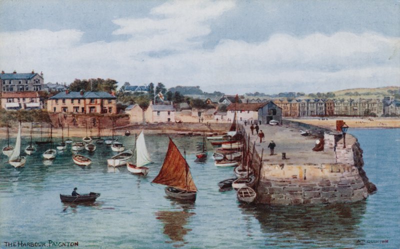 Přístav, Paignton od Alfred Robert Quinton