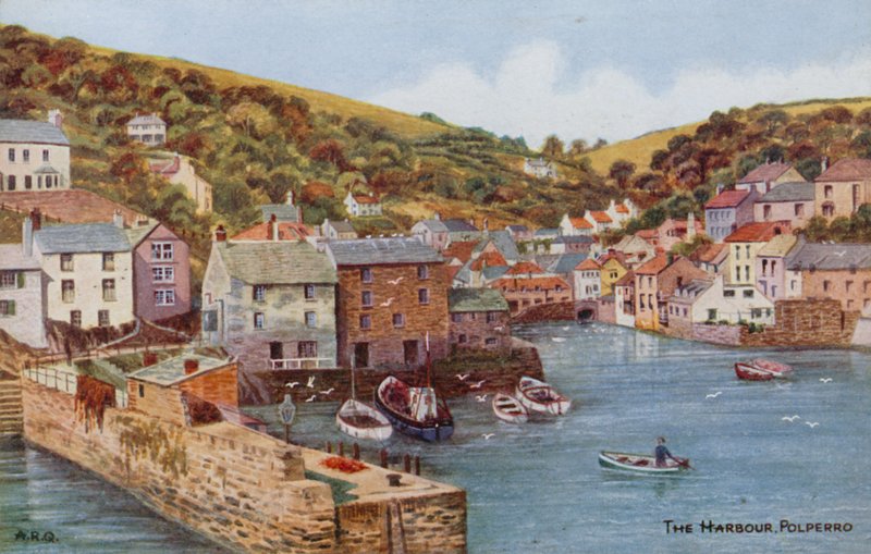 Přístav, Polperro od Alfred Robert Quinton