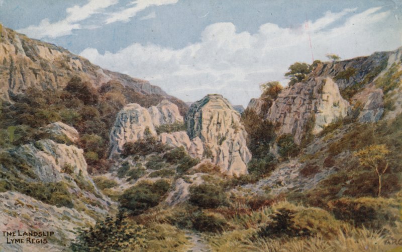 The Landslip, Lyme Regis od Alfred Robert Quinton