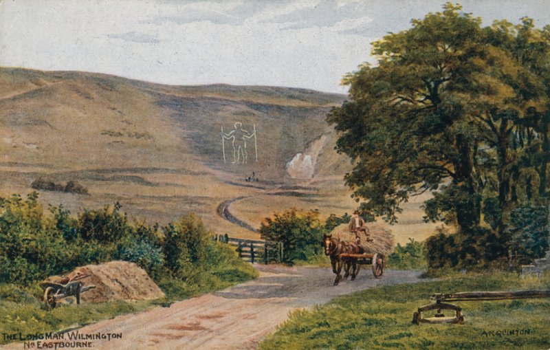 The Long Man, Wilmington, Eastbourne od Alfred Robert Quinton