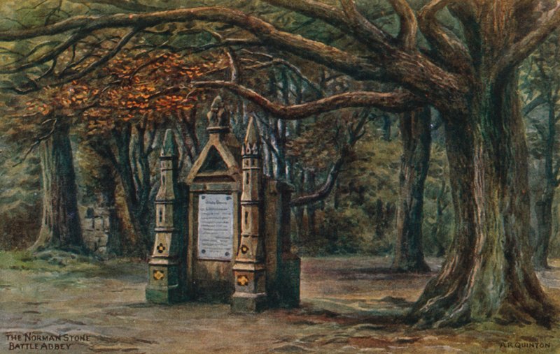 Normanský kámen, Battle Abbey od Alfred Robert Quinton