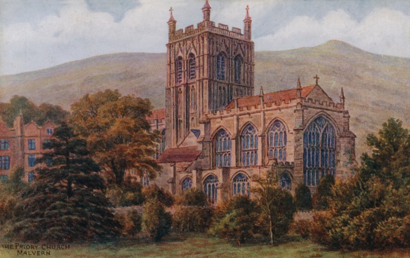 Kostel Priory, Malvern od Alfred Robert Quinton