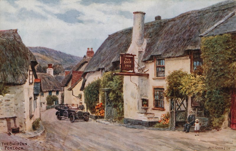 The Ship Inn, Porlock od Alfred Robert Quinton